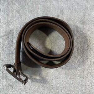 Orciani Leather Belt Mens 36-38 Brown Preppy Luxury Italy Office Career‎